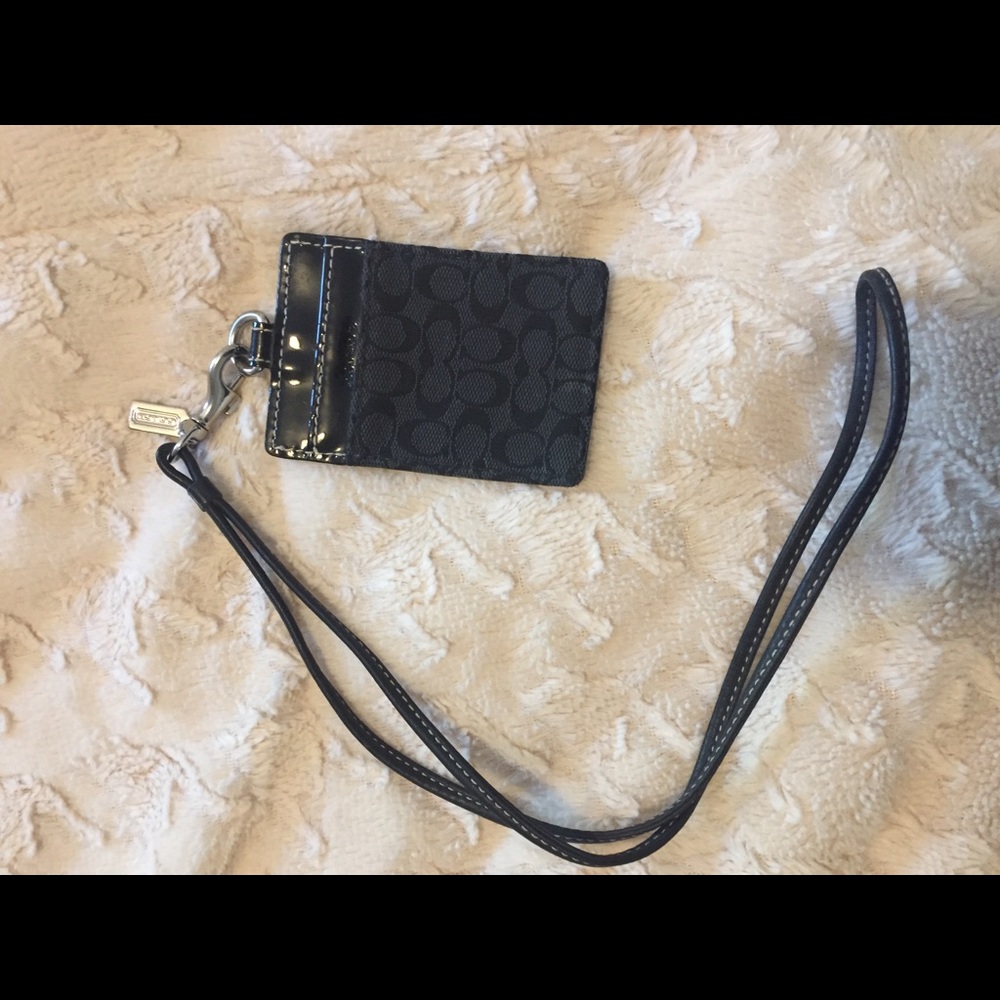 Coach lanyard/badge holder